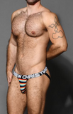 Andrew Christian California Stripe Jock w/ ALMOST NAKED® (92681)