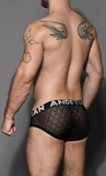 Andrew Christian Diamond Mesh Brief w/ ALMOST NAKED® (92577)