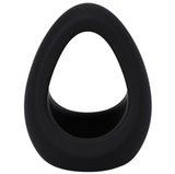 Rock Solid - The Stretcher - Black Silicone Cock-Ring (3700.54)