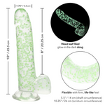 Naughty Bits I Leaf Dick Glow-In-The-Dark Weed Leaf Dildo (4410.64.3)