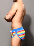Andrew Christian Ultra-Short Pride Swim Shorts (7994)