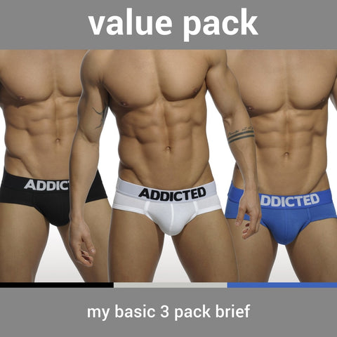 Addicted My Basic 3-Pack Brief (AD420)