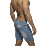 Addicted Mid-Length Jean Shorts (AD529)