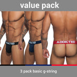 Addicted 3-Pack Basic G-String (AD746)