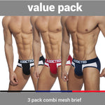 Addicted 3-Pack Combi Mesh Brief (AD845)