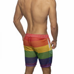 Addicted Mesh Rainbow Bermuda Short (AD1168)