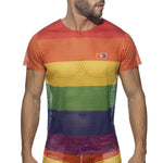 Addicted Mesh Rainbow T-Shirt (AD1167)