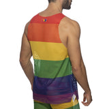 Addicted Mesh Rainbow Tank Top (AD1166)