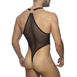 Addicted Mesh-Ring Body Suit Thong (ADF180)