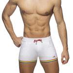 Addicted Rainbow Tape Cotton Shorts (AD1147)