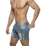 Addicted Jean Shorts With Patches (AD1097)