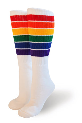 Rainbow Tube Socks Style 8
