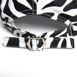 Addicted Zebra Print Cap (AD1196)