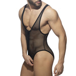 Addicted Zip Mesh Bodysuit (ADF156)